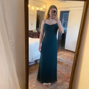 Lulu's Captivated Cowl Neck Gown